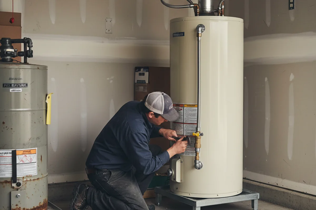 Water heater and shutoff valve replacement in Abita Springs